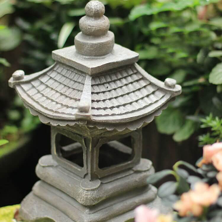 Zen Collection | Solar Garden Light with Japanese Pagoda Design | Eco-Friendly Outdoor Illumination for Tranquil Spaces 4
