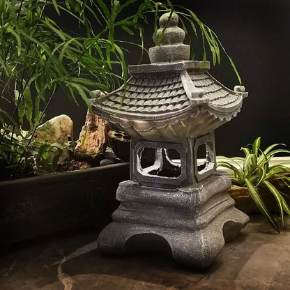 Zen Collection | Solar Garden Light with Japanese Pagoda Design | Eco-Friendly Outdoor Illumination for Tranquil Spaces 6