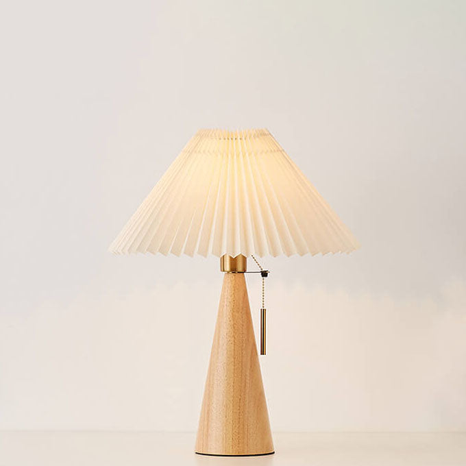 ZenithWood | Elegant Minimalist LED Table Lamp for Bedside and Desk 0