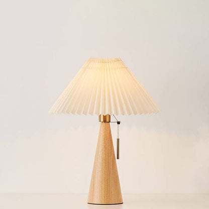 ZenithWood | Elegant Minimalist LED Table Lamp for Bedside and Desk 0