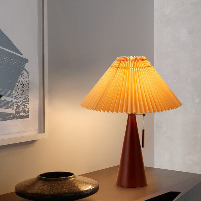 ZenithWood | Elegant Minimalist LED Table Lamp for Bedside and Desk 2
