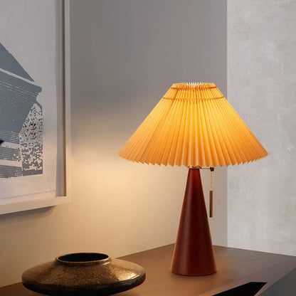 ZenithWood | Elegant Minimalist LED Table Lamp for Bedside and Desk 2
