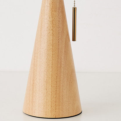 ZenithWood | Elegant Minimalist LED Table Lamp for Bedside and Desk 5