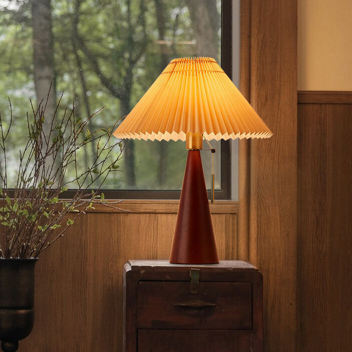 ZenithWood | Elegant Minimalist LED Table Lamp for Bedside and Desk 6