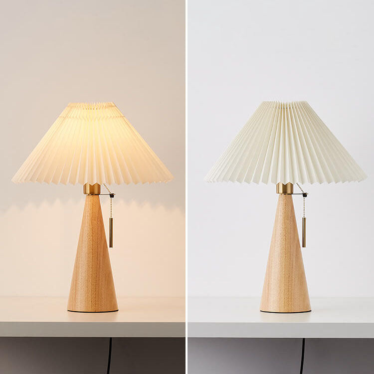 ZenithWood | Elegant Minimalist LED Table Lamp for Bedside and Desk 7