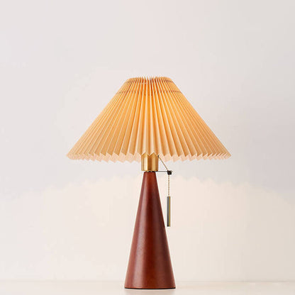 ZenithWood | Elegant Minimalist LED Table Lamp for Bedside and Desk 9