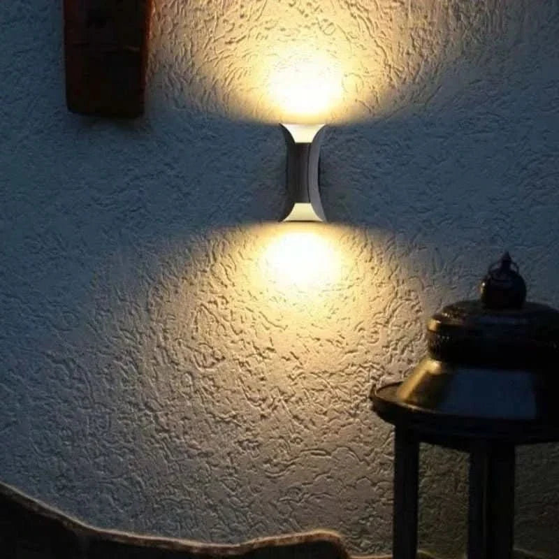 Outdoor Wall Light, Curved LED Garden Light IP65, Hallway Light for Indoor and Outdoor Use_06