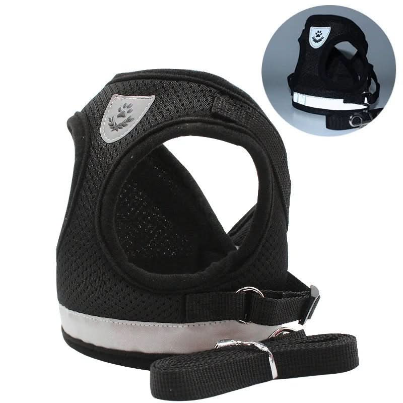Escape Proof Cat Harness and Lead Set, Reflective Kitten Harness with 1.5 m Leash for Walking_15
