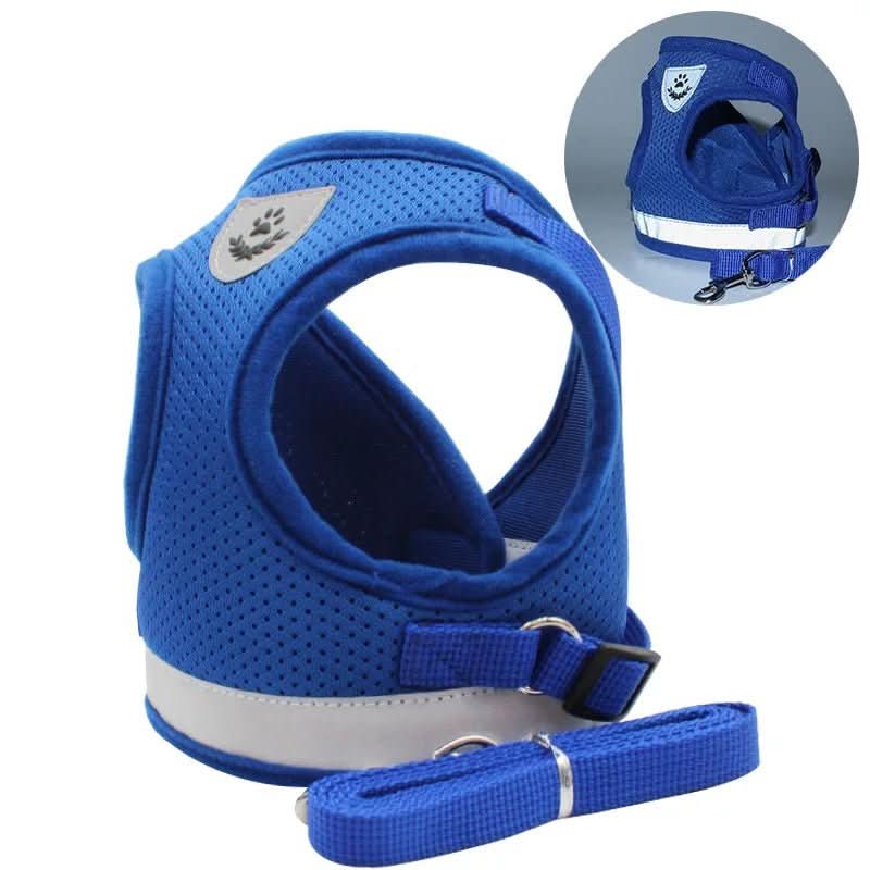 Escape Proof Cat Harness and Lead Set, Reflective Kitten Harness with 1.5 m Leash for Walking_16