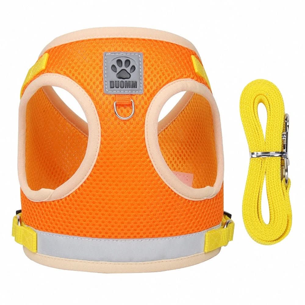 Escape Proof Cat Harness and Lead Set, Reflective Kitten Harness with 1.5 m Leash for Walking_18