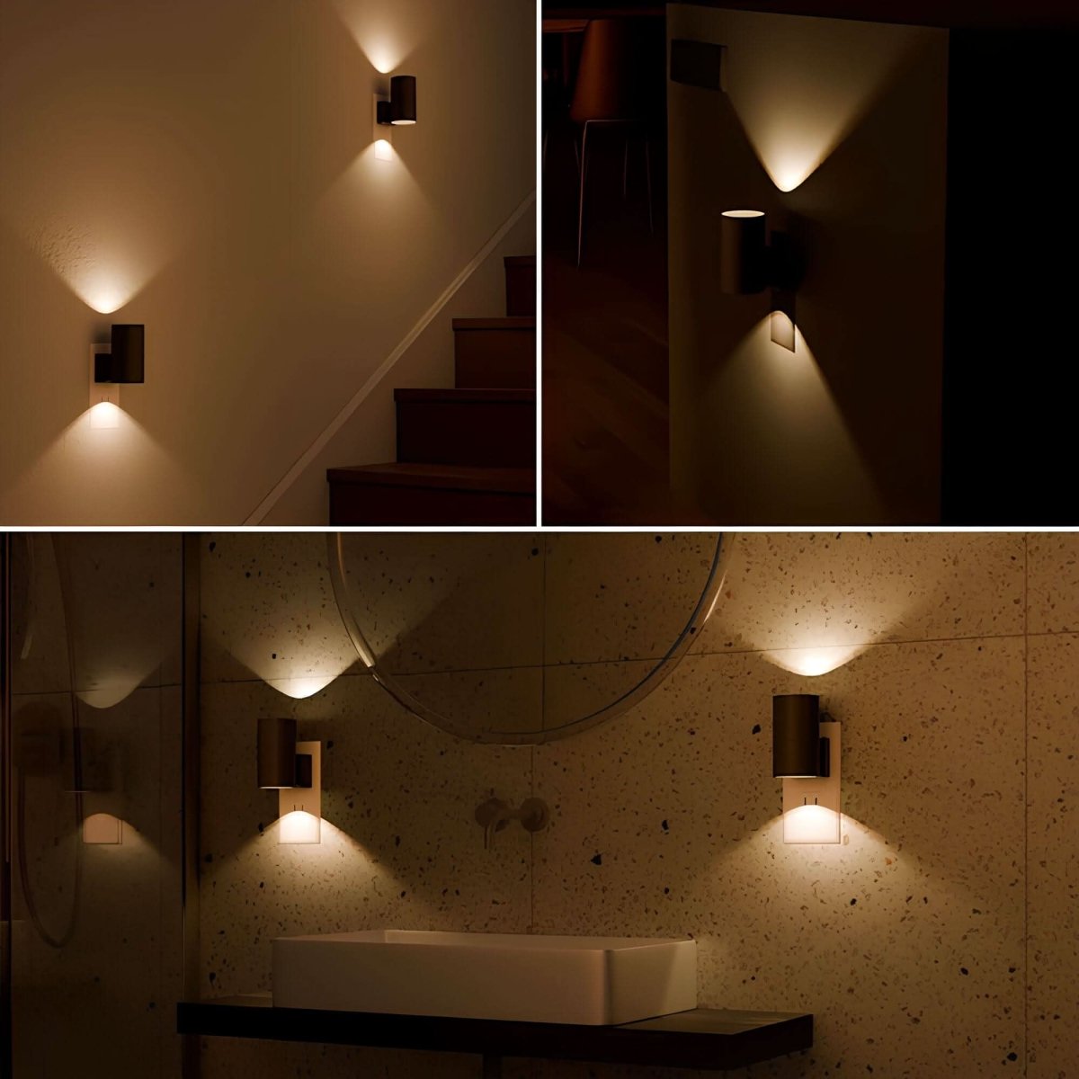 LED Night Lights with Dusk to Dawn Light Sensor, Sensor Night Light for Bedroom and Hallway – image 6