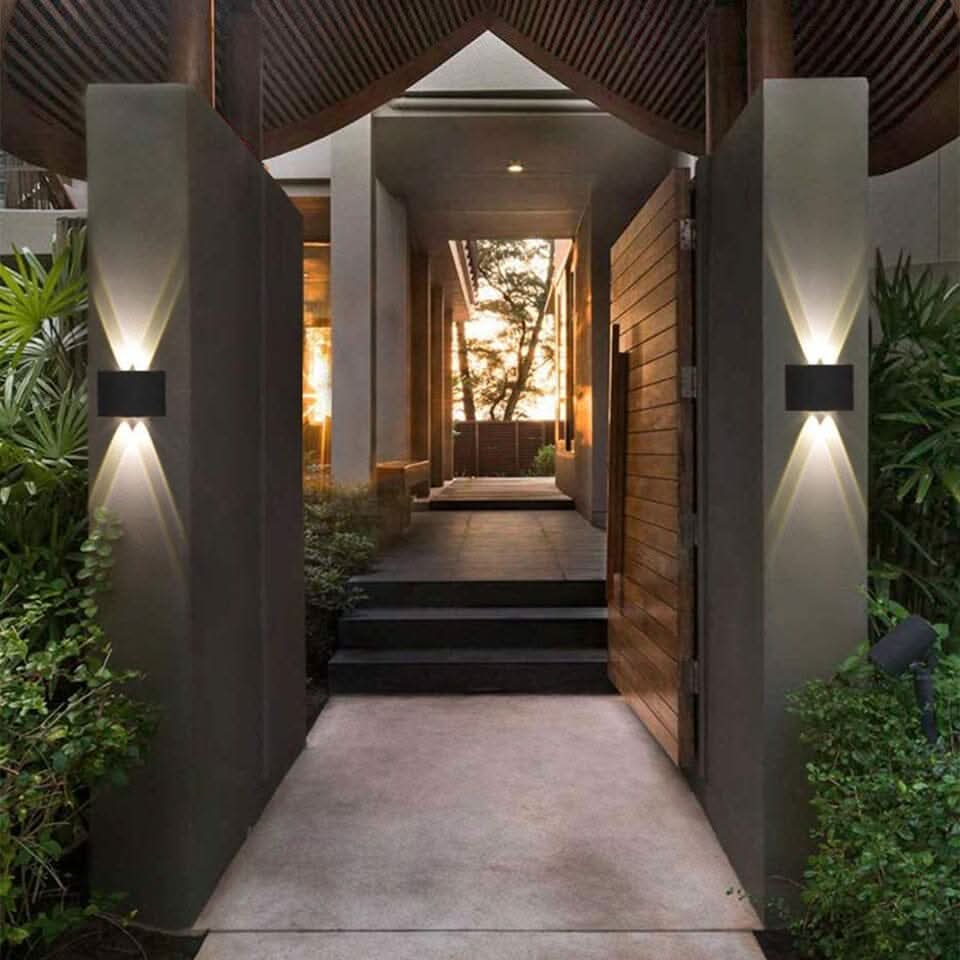 Outdoor Lights, LED Outdoor Wall Light Waterproof, Outside Wall Light for House and Driveway, Aluminium Garden Lights_02