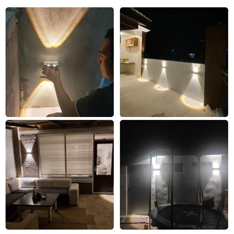 Outdoor Lights, LED Outdoor Wall Light Waterproof, Outside Wall Light for House and Driveway, Aluminium Garden Lights_04