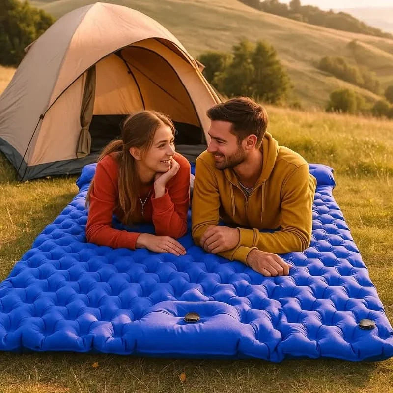 Double Air Mattress, Inflatable Mattress for Camping