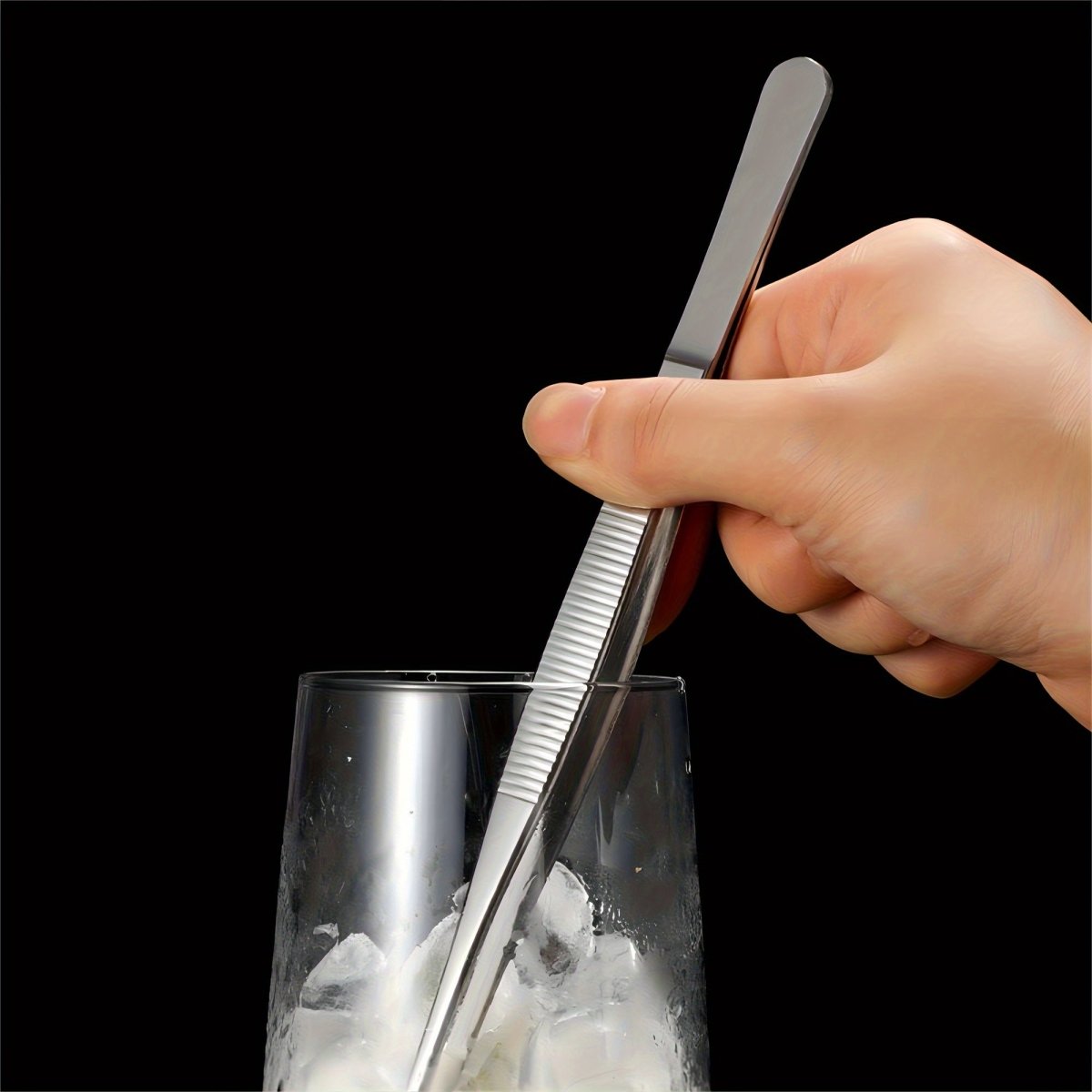 Kitchen Tongs 25 cm, Stainless Steel BBQ Tongs for Grilling, Barbecue Accessories, Kitchen Utensils for Picnic_06