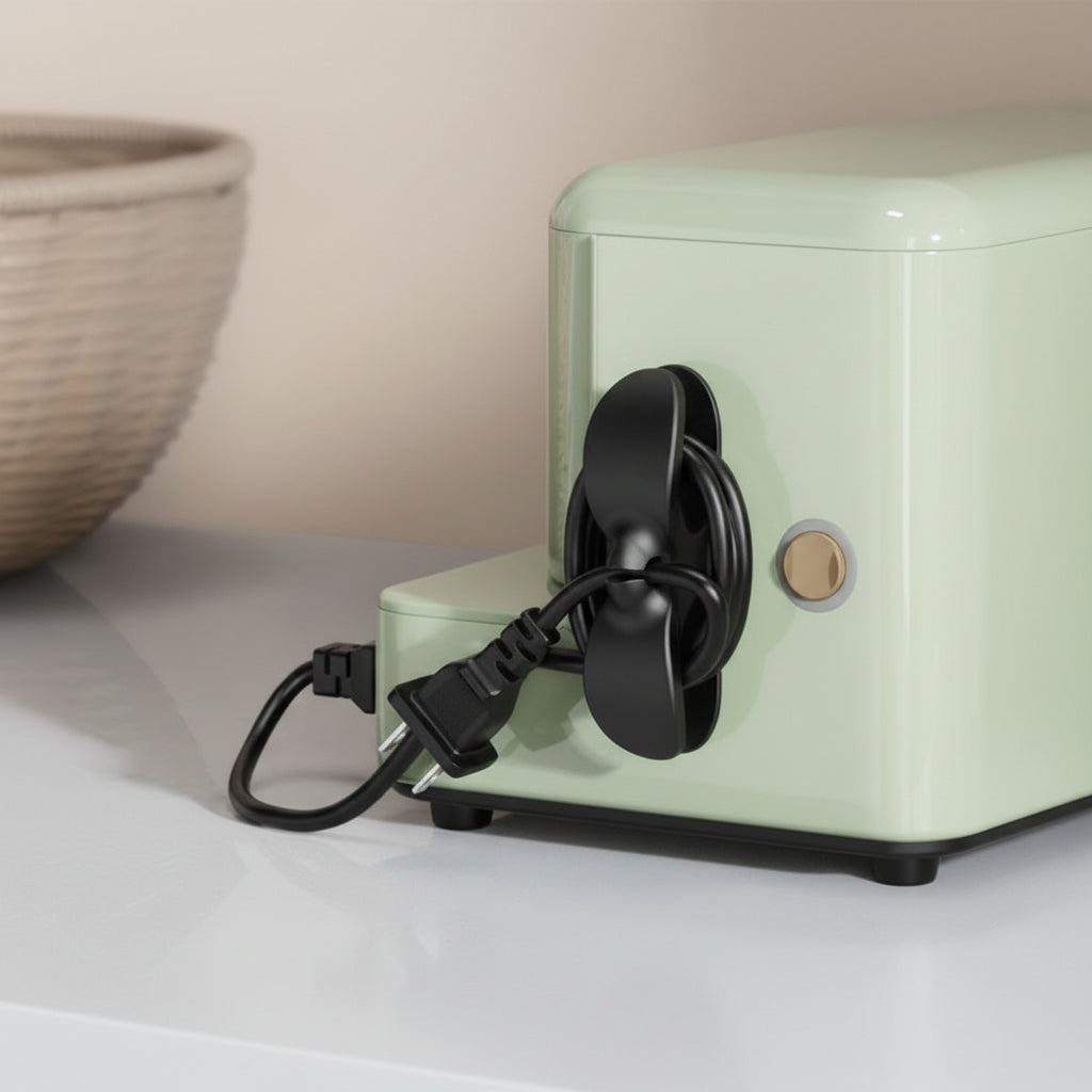 Cable Holder for Kitchen Appliances, Cable Tidy Cord Winder with Adhesive, Cable Management for Mixer and Toaster