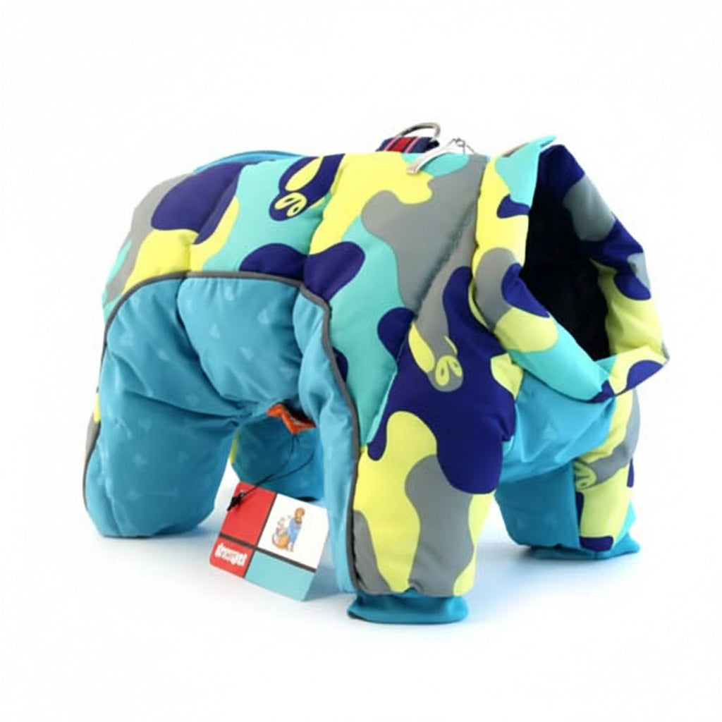 Dog Coat for Winter, Warm Winter Jacket for Dogs with Reflective Stripes, Water Repellent Dog Raincoat, Dog Clothes_07