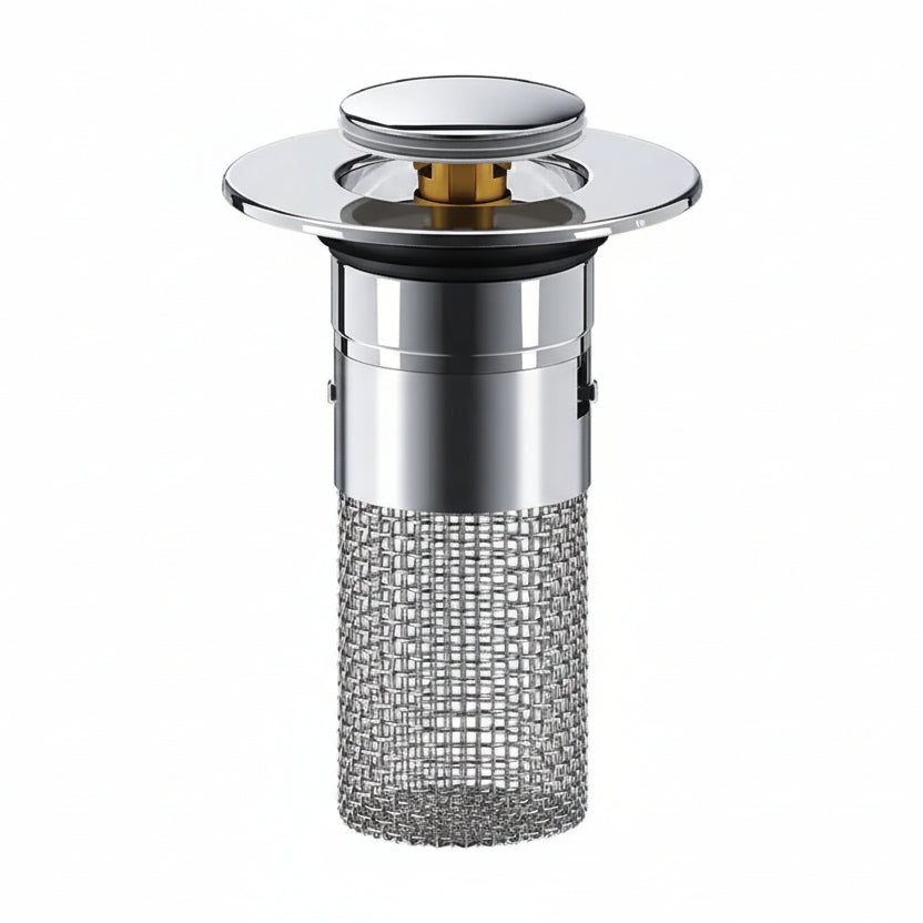 Sink Strainers, Kitchen Sink Plug Strainer, Stainless Steel Drain Protector, Drain Guard, Hair Catcher for Sinks_04
