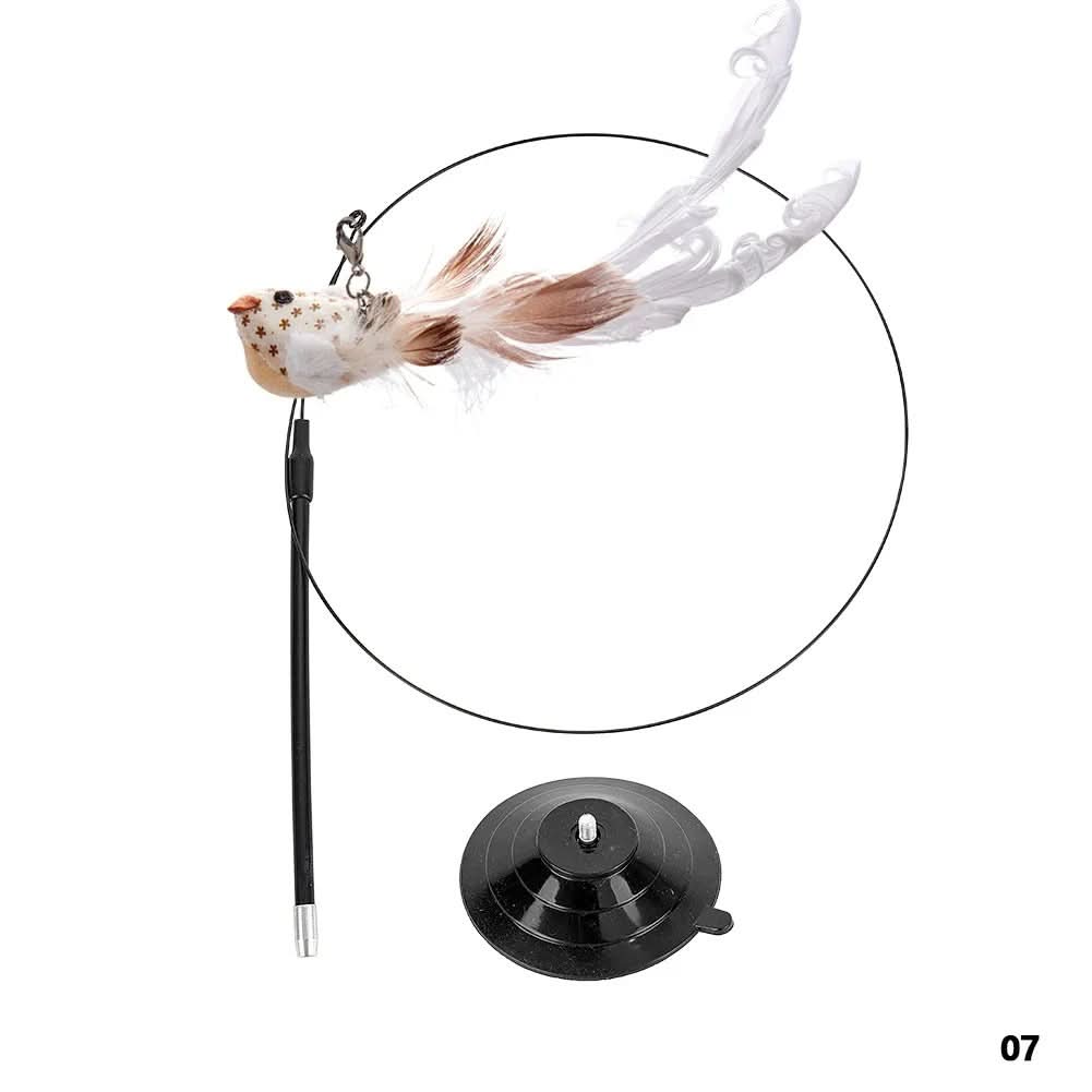 Interactive Cat Toys for Indoor Cats, Automatic Cat Toy with Fluttering Wings and Feathers, Moving Cat Toy_08