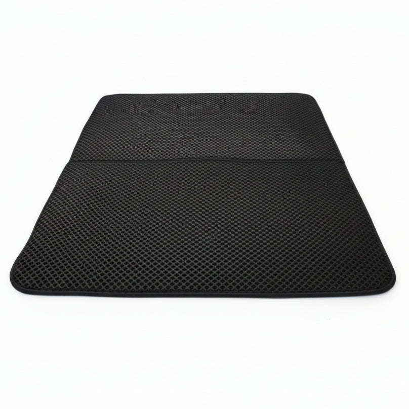 Cat Litter Mat Non Slip, Cat Litter Box Mat with Double Layer Honeycomb, Litter Tray Mat 30 x 45 cm or 55 x 75 cm_05