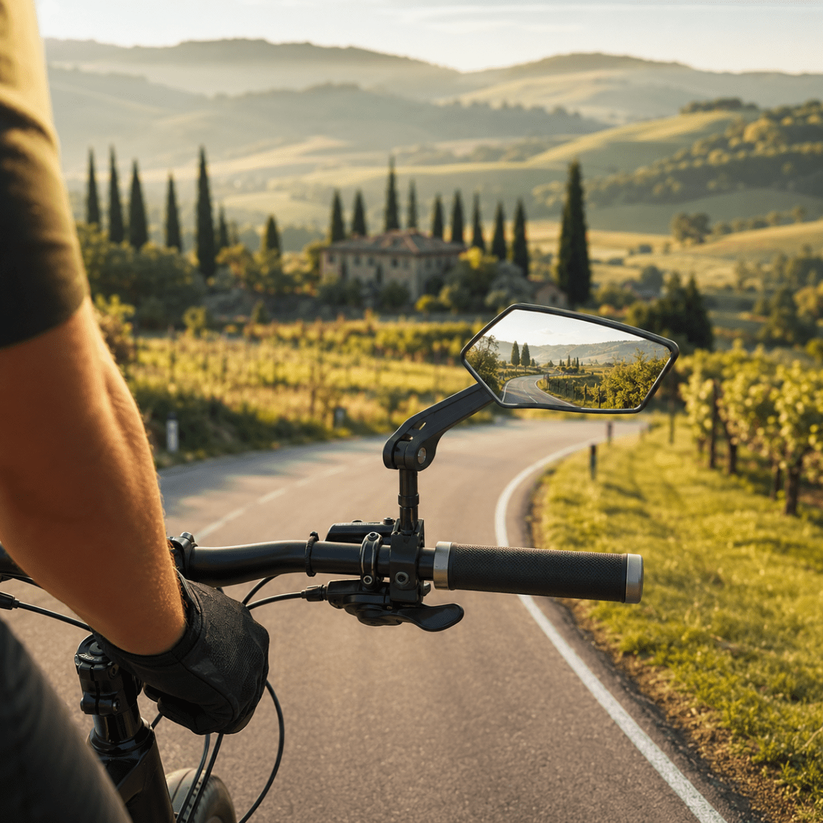 Bike Mirrors, 360 Degree Handlebar Mirror for Bikes