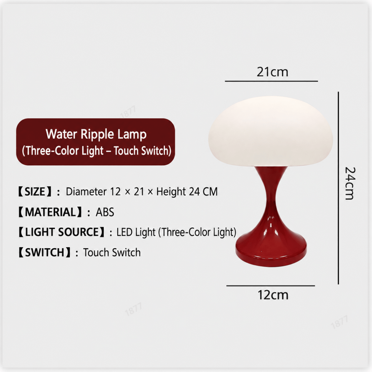 Bedside Lamp for Bedroom and Living Room, Jellyfish Lamp with Soft LED – image 6