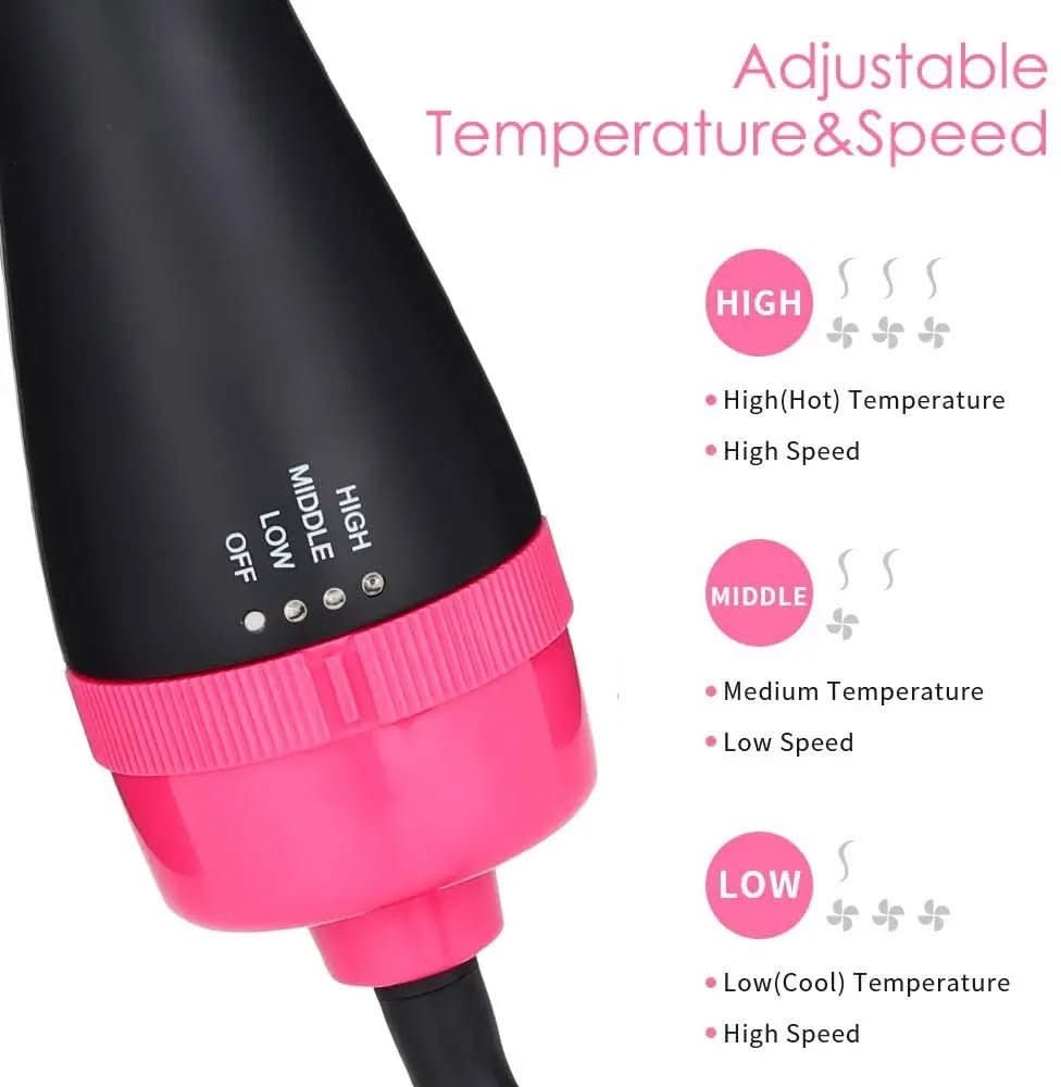 Hair Dryer 4 in 1, Hair Straightener, Hair Styler for Volume and Shine – image 6