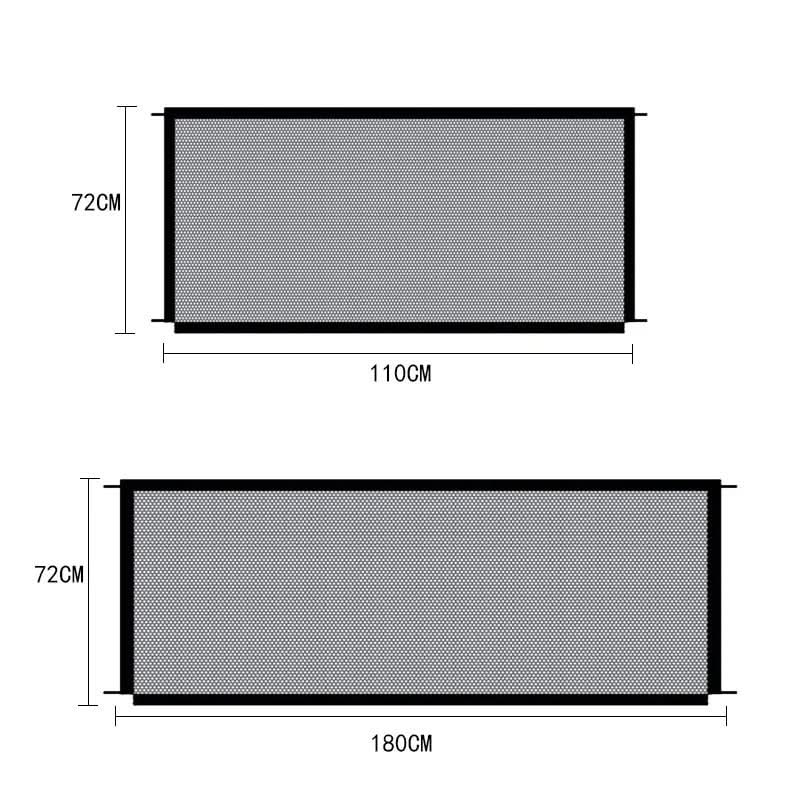 Retractable Baby Gate, Stair Gate No Drill, Doorway Dog Gate for Hallway and Stairs, Mesh Pet Barrier_05