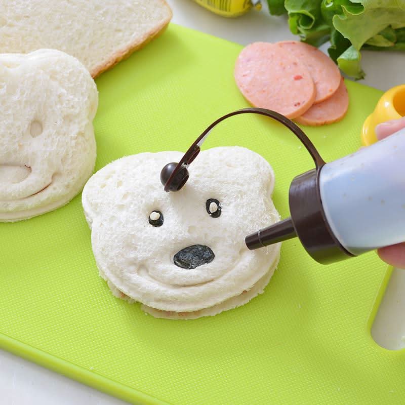 Cookie Cutters and Sandwich Cutters for Kids, Vegetable Cutters with Bear Rabbit and Car Shapes, Kitchen Gadgets_04