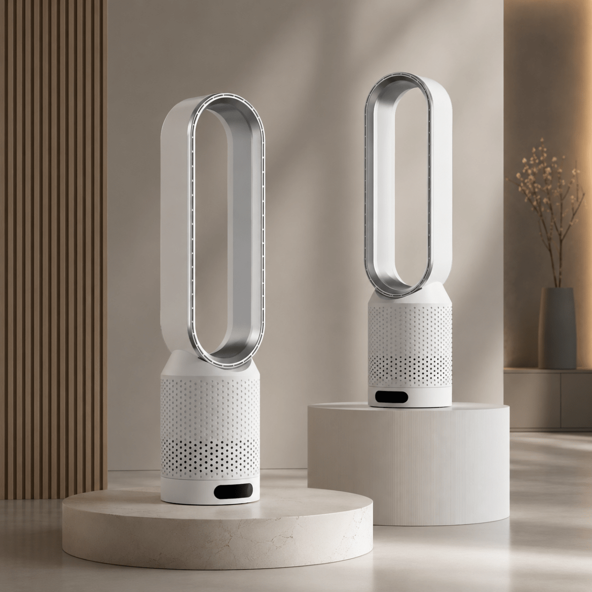 Tower Fan 3 in 1, Bladeless Fan with Oscillation and 6 Speeds, Rechargeable Fan for Home and Bedroom_05