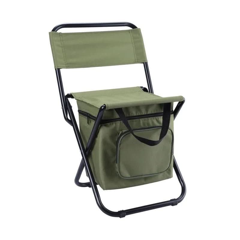 Folding Camping Chairs, Folding Chair with Cooler Bag and Backrest, Garden Chair, Beach Chair for Festivals_10
