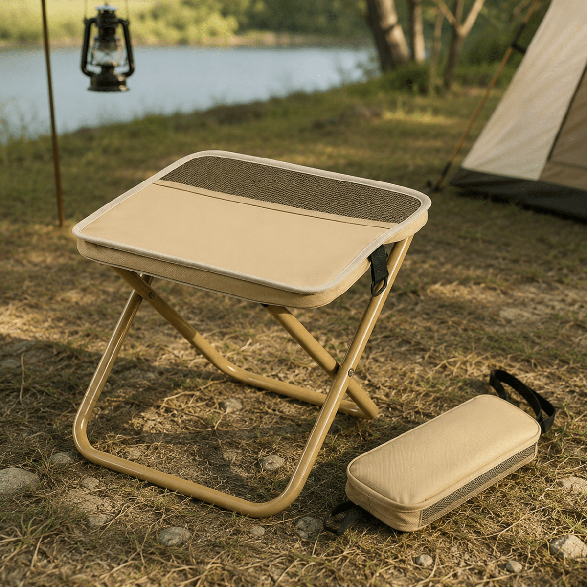 Camping Chairs, Lightweight Folding Chair with Backpack, Waterproof Fishing Chair for Hiking and Festivals_04