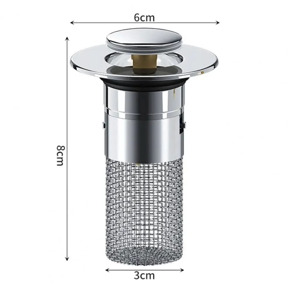 Sink Strainers, Kitchen Sink Plug Strainer, Stainless Steel Drain Protector, Drain Guard, Hair Catcher for Sinks_06