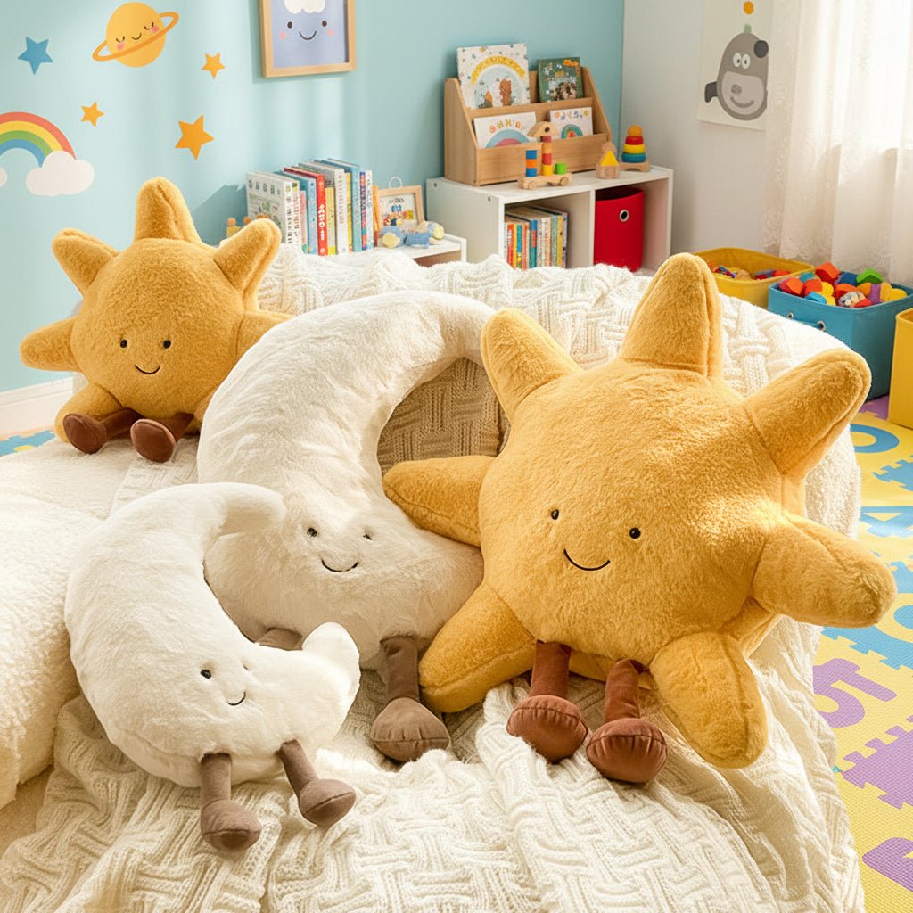 Sofa Cushions, Sun and Moon Cushion, Decorative Bedroom Cushion, Throw Pillow for Bed and Living Room_03