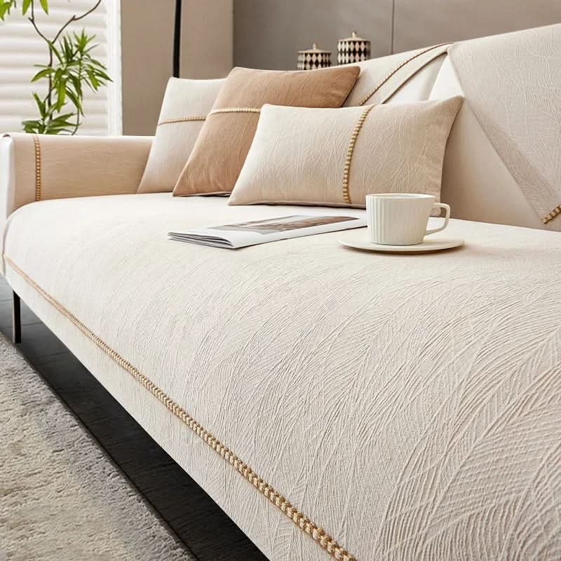 Sofa Covers, Non Slip Slipcovers for Sofas and Armchairs, Corner Sofa Cover in Polyester Knit for Two Seaters and Futons_12