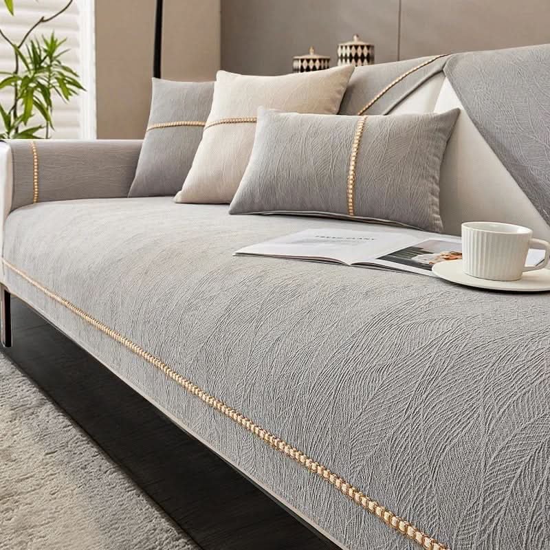 Sofa Covers, Non Slip Slipcovers for Sofas and Armchairs, Corner Sofa Cover in Polyester Knit for Two Seaters and Futons_14