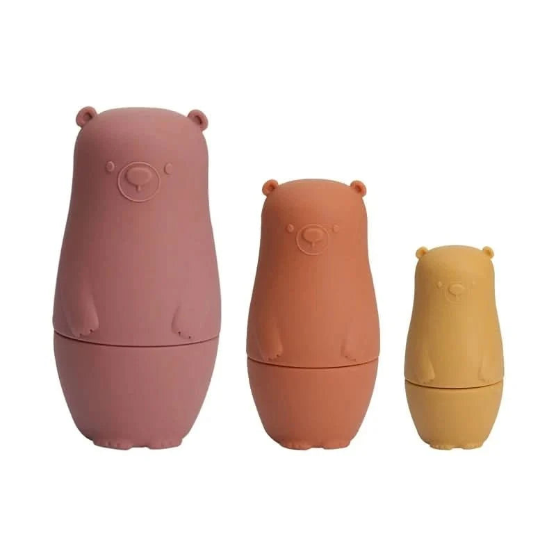 Silicone Nesting Dolls for Babies, Sensory Toys for 6 Month Old, Stacking Toy Bears or Penguins, Toys for 1 Year Old_17