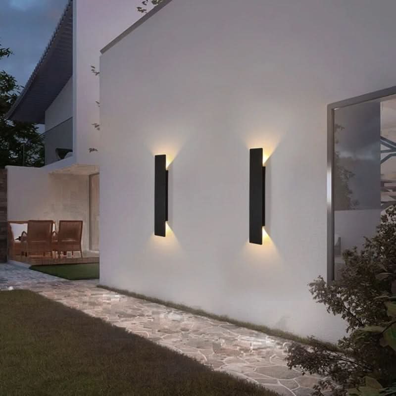Outdoor Wall Lights LED, Modern Outside Wall Light IP65, Porch Light for Garden and Patio, Outdoor Lighting in Aluminium