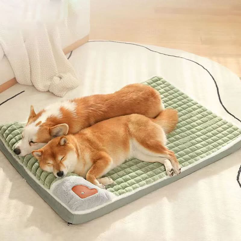 Dog Bed for Small Dogs, Washable Dog Bed with Removable Cover, Plush Medium Dog Bed with Non Slip Base_02