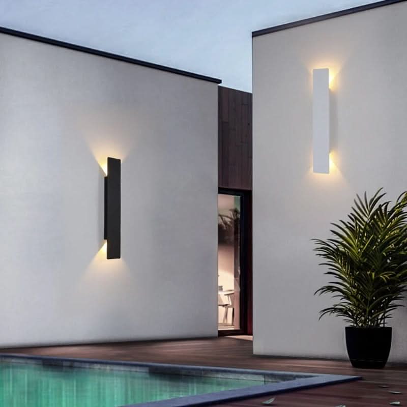 Outdoor Wall Lights LED, Modern Outside Wall Light IP65, Porch Light for Garden and Patio, Outdoor Lighting in Aluminium_02