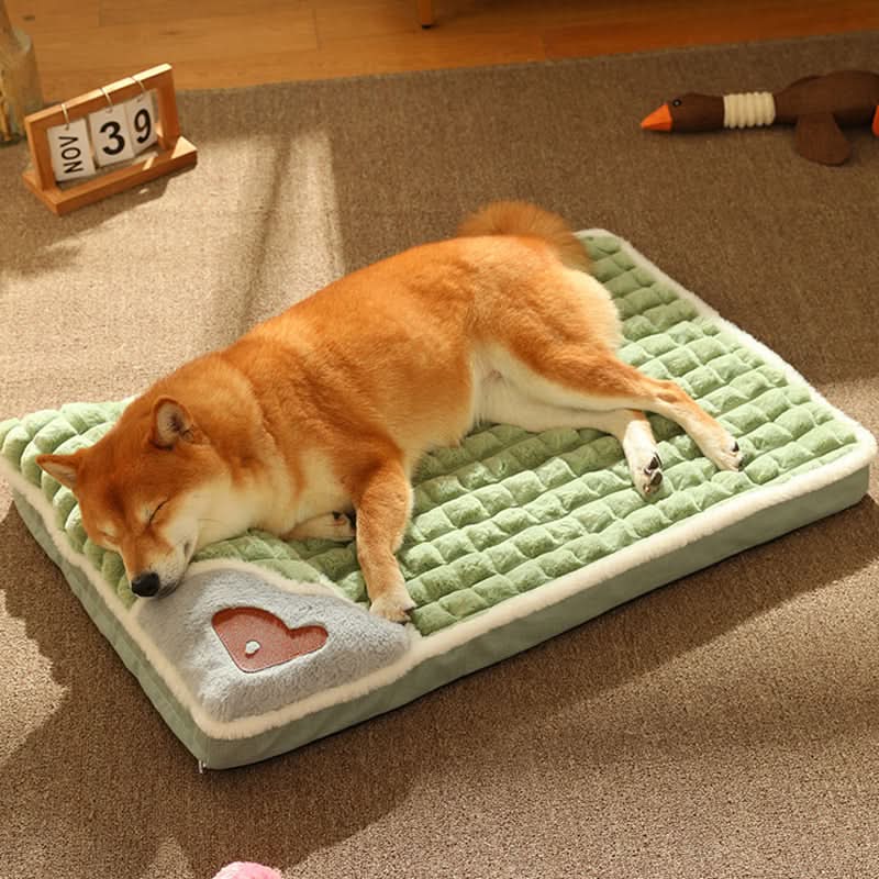 Dog Bed for Small Dogs, Washable Dog Bed with Removable Cover, Plush Medium Dog Bed with Non Slip Base_04