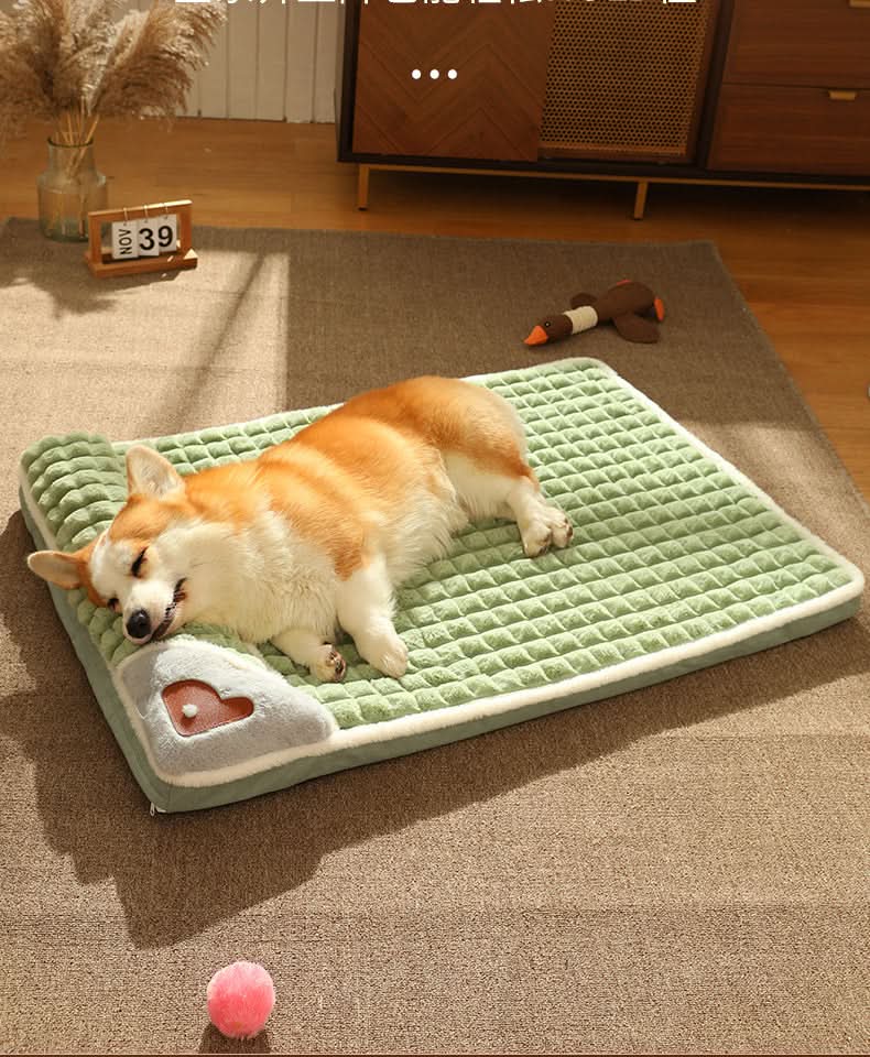 Dog Bed for Small Dogs, Washable Dog Bed with Removable Cover, Plush Medium Dog Bed with Non Slip Base_05