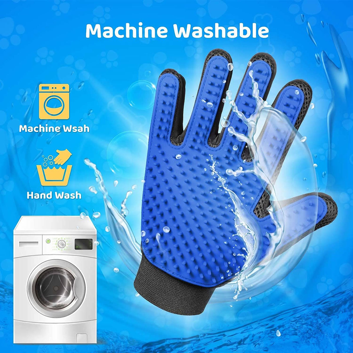 Pet Hair Remover Glove, Cat Brush Glove with Massage Nubs, Dog Brush Glove for Left or Right Hand_04