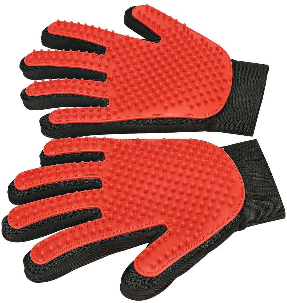 Pet Hair Remover Glove, Cat Brush Glove with Massage Nubs, Dog Brush Glove for Left or Right Hand_02