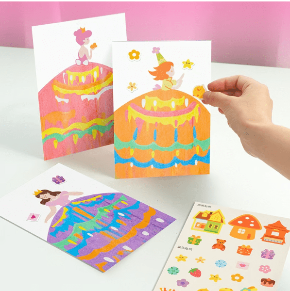 Scratch Art Set for Kids, Toys for 3 Year Olds and Gifts for 3 Year Olds, Mess Free Fine Motor Activities_02
