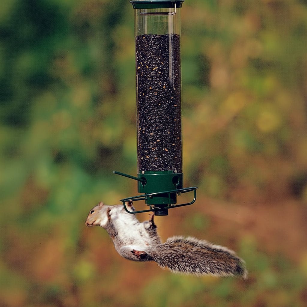Bird Feeders, Outdoor Bird Feeder with Multi Port Feeding Openings, Garden Bird Feeder for Wild Birds