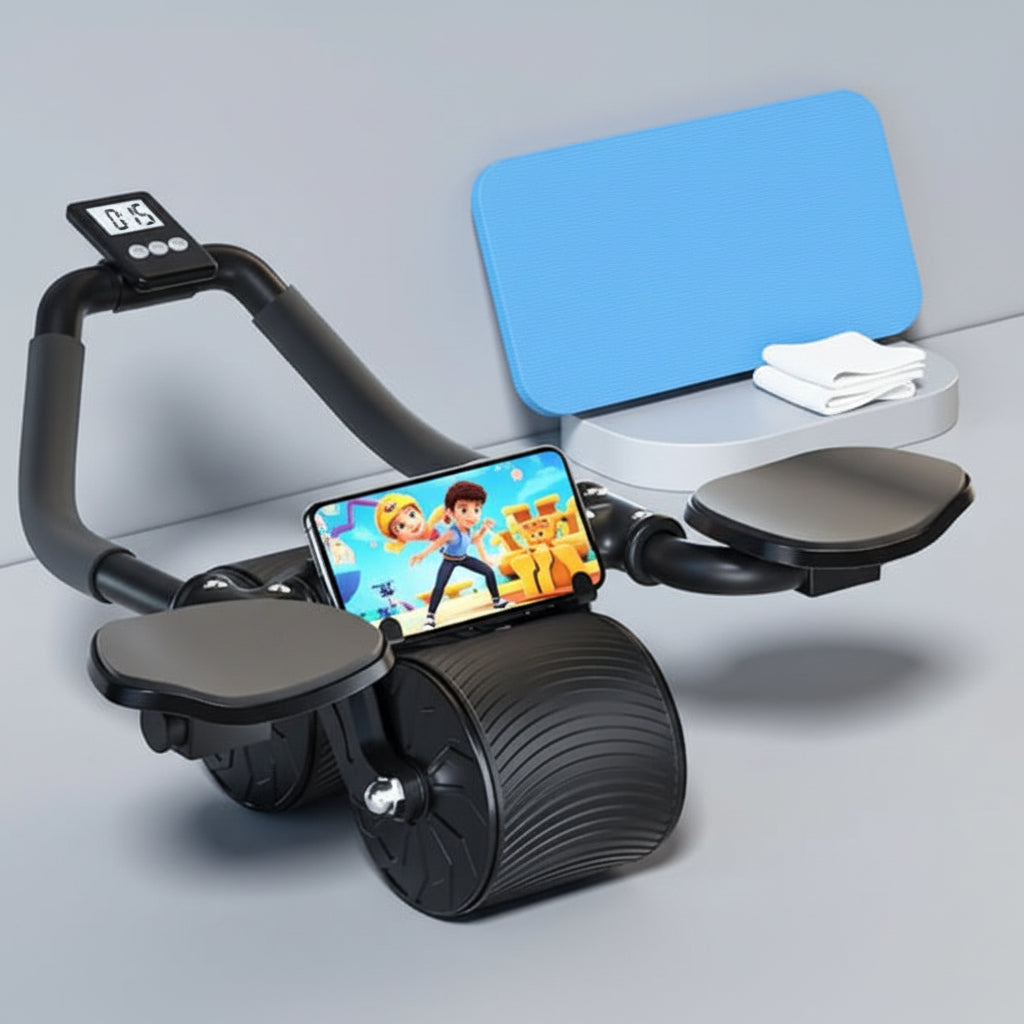 Ab Roller Wheel for Core Training, Abdominal Roller with Grip Handles, Ab Wheel for Home Gym Equipment and Fitness_02