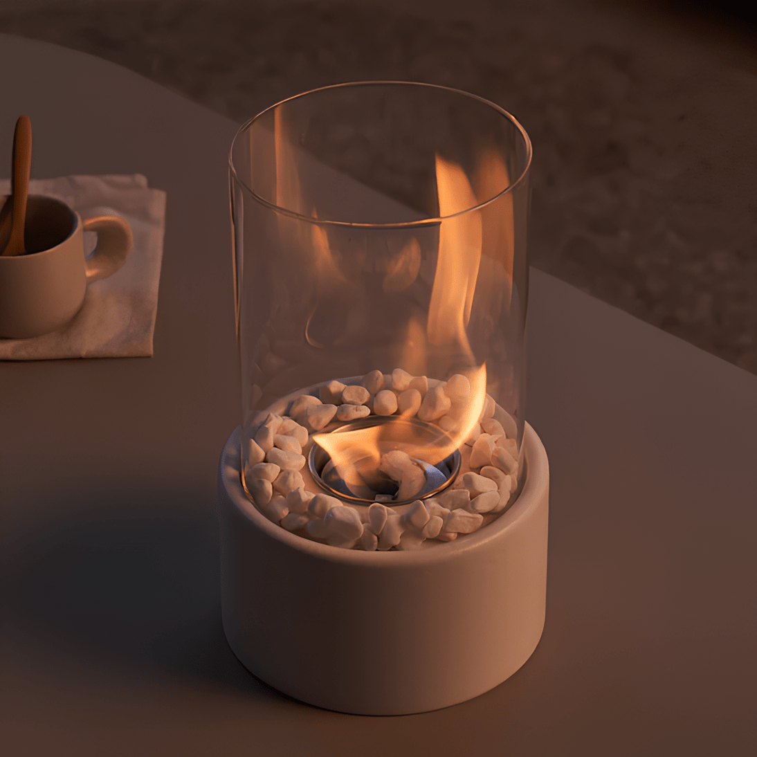 Glass Oil Lamps, Refillable Oil Lamp for Indoor and Outdoor Lighting, Non Electric Lamp for Ambient Lighting