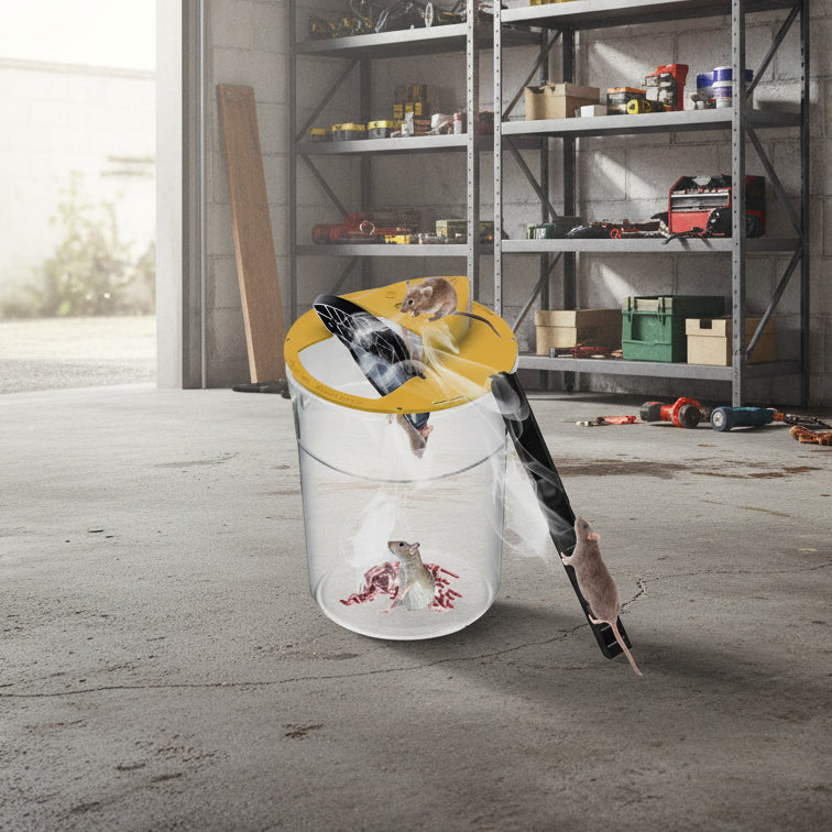 Humane Mouse Traps, Mice Trap with Automatic Reset, Humane Rodent Trap Reusable, Live Mouse Catcher for Indoor Use