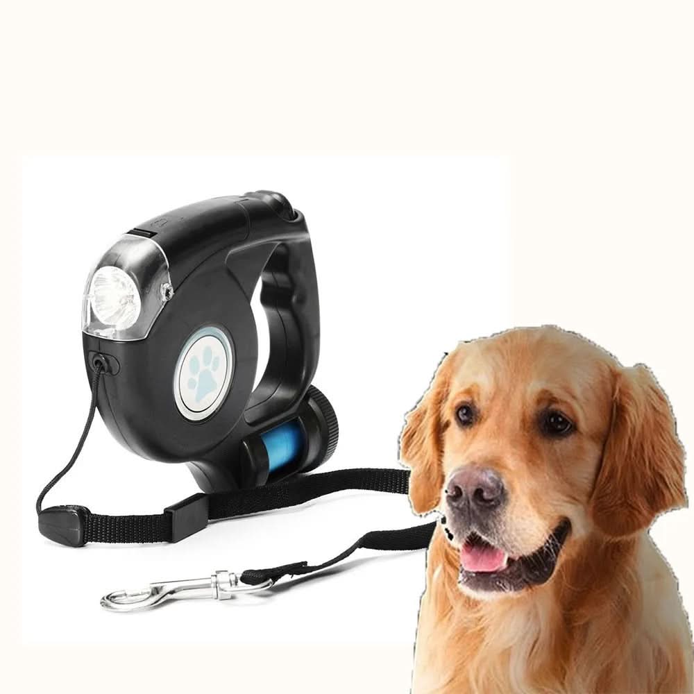 Extendable Dog Lead with LED Torch, Long Dog Lead 4.5 m, Light Up Dog Lead for Night Walks_06
